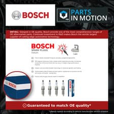 Image of Spark Plugs Set 4x 0242145607 Bosch 12122163332 12122293697 9805021880 ZR5SI332