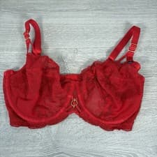 Image of Ann Summers The Harmonious Non Pad Balcony Bra Size 34 FF Lace Brand New