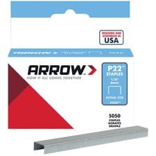 Image of Arrow P22 Staples 6mm (1/4in) Box 5050