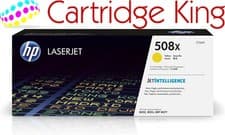 Image of HP 508X High Yield Original LaserJet Toner Cartridge, Yellow, Single Pack