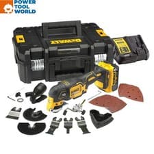 Image of DeWalt DCS355P1 18v XR Brushless Oscillating Multi-Tool 1x 5.0Ah Batt