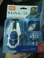 Image of Mega Construx Halo 58 PCS FVK11 Operation Ocean Breaker Drop Pod Toy Collection