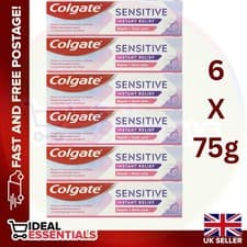 Image of Colgate Sensitive Instant Relief Repair + Gum Care Toothpaste - 6 X 75g