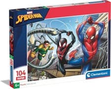 Image of Spiderman 104pc Puzzle Marvel Spiderman Jigsaw Puzzle Ages 6 Plus