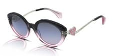 Image of Vivienne Westwood Sunglasses VW5060 924 Gloss Crystal Grey Pink Gradient Blue