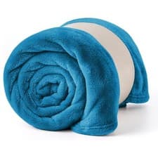 Image of Super Soft Large Fleece Blanket Sofa Bed Mink Throw Faux Fur All Season Blankets