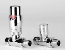 Image of Oslo Chrome Radiator Valve - TRV/Manual | Angled, Straight, Corner Options