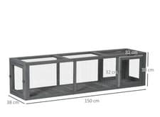 Image of PawHut 150cm Cat Tunnel, Extra Long Cat Play Tunnel, Indoor Outdoor for Cat