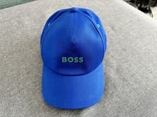 Image of Hugo Boss Fresco-3 Baseball Cap In Blue, One Size NEW