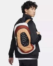 Image of Nike Air Backpack 21 Litres Phantom/Rugged Orange/Lime Blast DV6245-030