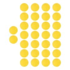 Image of YELLOW 30pcs 21.5mm EVA Foam Balls Soft Foam Practice Balls For Indoor HE