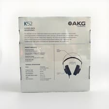 Image of AKG K52 High Performance Closed-Back, Monitoring Studio Headphones, Wired, Light