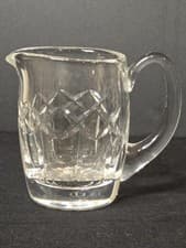 Image of Waterford Lismore Crystal Creamer Pitcher Signed Ireland Diamond Cut