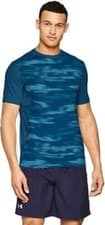 Image of Under Armour UA SportStyle HeatGear T-Shirt Top Size Small (1327663-437)