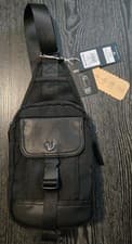 Image of True Religion Crossbody Ivan Sling Bag Black .. MSRP $50