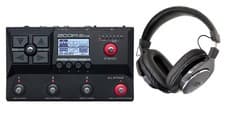 Image of ZOOM B2 FOUR Bass Multi-Effects Processor with Headphones
