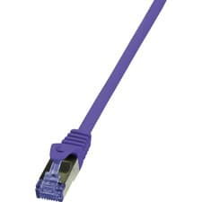 Image of LogiLink CQ309VS RJ45 network cable patch cable violet halogen-free 10m