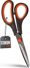 Image of Titanium Coated 8" Heavy Duty Scissors – TITA22™ Ultra Sharp, Rust-Resistan