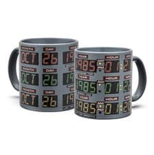 Image of Back to the Future Time Circuits Heat Change/Changing Mug/Cup NEW, GREAT GIFT!