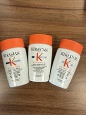 Image of Kérastase Nutritive Bain Satin Riche Shampoo 80ml – X 3. Free Shipping