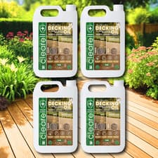 Image of Clearell 20L DECKING OIL | Clear Natural Wood UV Protection Treatment 20 Litres