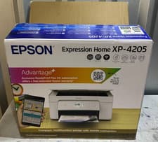 Image of Epson Expression Home XP-4205 All-in-One Wireless Inkjet Printer XL Ink - White