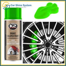 Image of K2 Brake Caliper GREEN High Gloss Heat 260°C Resistant Paint Spray 400ml