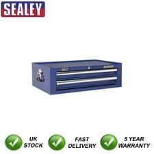 Image of Sealey Superline PRO� Mid-Box Tool Chest 2 Drawer Blue AP26029TC