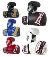 Image of Sandee Boxing Gloves Muay Thai Cool Tec Black Blue Red White 10oz 12oz 14oz 16oz