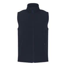 Image of Mens Softshell Gilet Jacket Workwear Full Zip Vest Work Wear Uniform 2-Layer Top