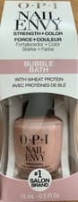 Image of OPI Nail Envy nail strengthener polish in bubble bath 15ml BOXED