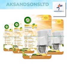 Image of 4 x Air Wick Electrical Plug In Scented Oil Fragrance set Diffuser + Refill 19ml