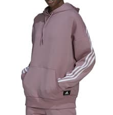 Image of adidas Hoodie Women's - 3 Stripes Hoody Womens - XS (UK4-6) - Black Friday Sale