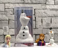Image of DISNEY FROZEN 2 - OLAF CERAMIC MONEYBOX plus SET OF 3 CHARACTER PHOTO CLIP HOLD