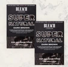 Image of Bleach London Dark Brown Super Natural Kit Semi-Permanent Dark Brown X 2