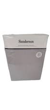 Image of New Sanderson Single Fitted Sheets 2 Pack 300TC Cotton Sateen Silver / Grey