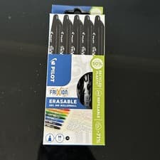 Image of Pilot Frixion Erasable Rollerball Pen Set, Black 5
