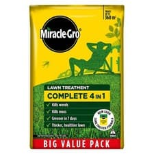 Image of Miracle-Gro Evergreen Complete 4-in-1 Lawn Food, Weed & Moss Control, 360 m2