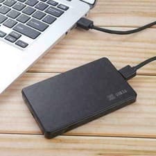 Image of Multibao 2.5 Inch USB 3.0 exFAT Portable Slim External Hard Drive - Black