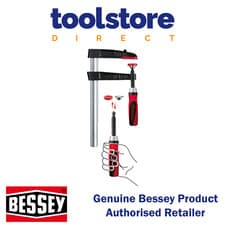 Image of Bessey TG30-2K Malleable cast iron screw clamp TG 300/140 2pc Plastic Handle, BE