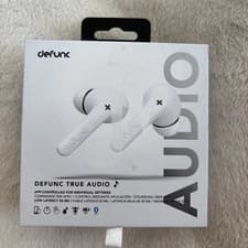 Image of WIRELESS EARBUDS - NEW - White. DEFUNC TRUE AUDIO