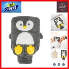 Image of Adorable Plush Penguin Hot Water Bottle Hand Warmer Pouch 2L Capacity