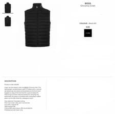Image of HUGO BOSS Choma Gilet  Men S NWOT