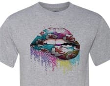 Image of Chiefs - Lips - KC - Kansas City - America's Favorite Team - Free & Fast Ship