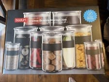 Image of Bodum Presso 12-Pack Storage Jars with Lids