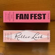 Image of Benefit Fan Fest Mascara - Hyper Black - 3.0g Mini - & Roller Lash - Black 3.0g