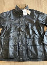 Image of Barbour Modified Journeyman Wax Jacket.Size M. Navy. Bnwt. RRP £379.