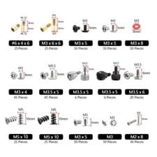 Image of 502PCS Computer Screw Assortment Set Carbon Steel Standoff Washer Kit For