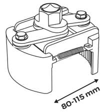 Image of Fits NEO Tools 11-380 AUTOMATIC OIL FILTER WRENCH 80 - 115 MM ⭐UK Stock⭐