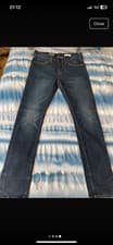 Image of all saints jeans 28 mens cigarette skinny fit ME01 4K